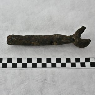 Rusted metal object found on the airfield at Kenley