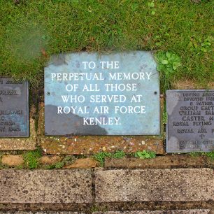 St Luke's Whyteleafe war grave memorial plaque.