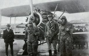 Charles Lindbergh at Kenley.
