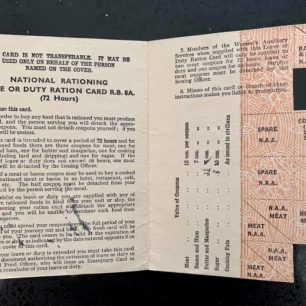 Ration card issued to AC2 William Terence Clark, 6/6/1940 | Steve teasdale