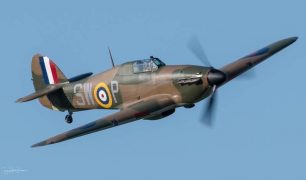 Hawker Hurricane P3717, flown by Samolinski on 30/8/40, when he shot down a Me.110. P3717 was damaged and took no further part in the Battle of Britain. Post-war the airframe was recovered from Russia and reconstructed by Hawker Restorations.  | Gary Brown