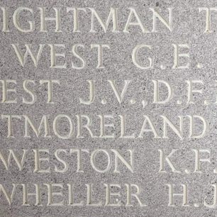 Sgt. Thomas Emrys Westmoreland remembered on the Runnymede Memorial.  | Jane Collman Williams