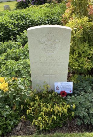The grave of Sgt. Haydon . May 2022.  | Jane Collman Williams