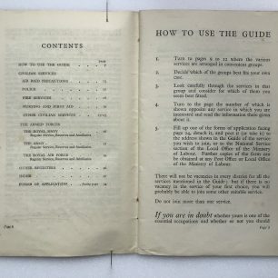 'National Service' Booklet - 1939, (Page 6-7) | Robin Grainger