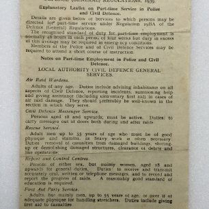 Ministry of Labour and National Service Leaflet, 1942. (Front page) | Robin Grainger