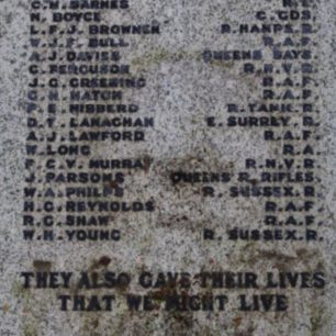 F/Sgt. Hatch remembered on the Copythorne Cross, New Forest.  | Mark Newton 27 June 2016. Source: Mark Newton 27 June 2016 © WMR-48804
