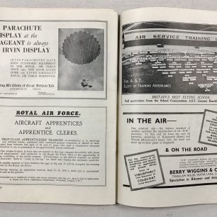 Programme for the RAF Display, Hendon, 1934. Page 68-69.