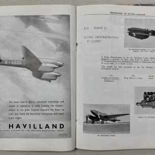 Programme for the RAF Display, Hendon, 1935. Page 36-37. 