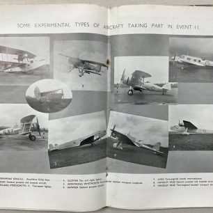 Programme for the RAF Display, Hendon, 1935. Page 42-43. 