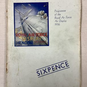 Programme for the RAF Display, Hendon, 1936. Front cover