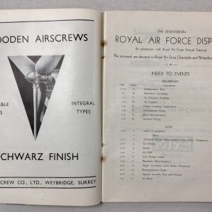 Programme for the RAF Display, Hendon, 1936. Page 16-17. 