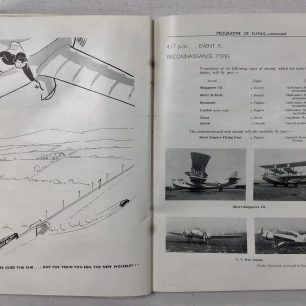 Programme for the RAF Display, Hendon, 1936. Page 64-65. 