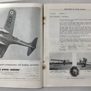 Programme for the RAF Display, Hendon, 1936. Page 32-33. 