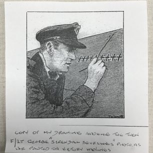 Copy of a sketch of George Frederick Beurling | Tony Harding