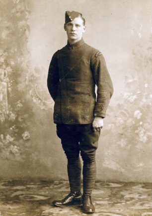 Frederick, Bill Tyrrell's Father, in Royal Flying Corps uniform.  | Allan Tyrrell