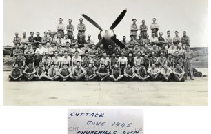 615 Squadron - Cuttack, India. From the collection of Walter James "Bill" Tyrrell