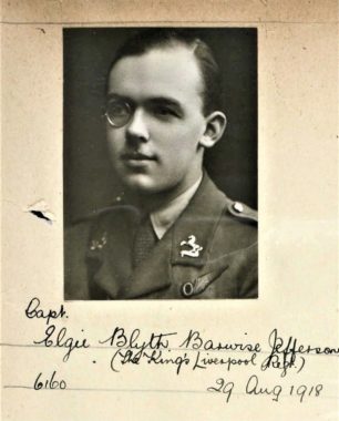 The photo for Elgie Jefferson's Royal Aero Club pilot's certificate, which he was granted on 19th August, 1918. 
