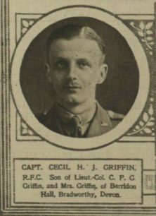 Captain Cecil Scott James Griffin
